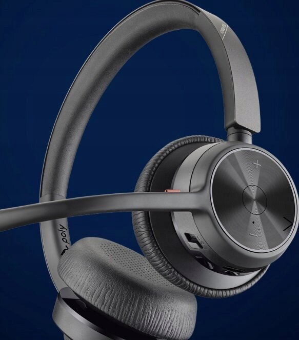 Kufje pa tela Poly Voyager 4320, Bluetooth, 24 orë bateri, të zeza
