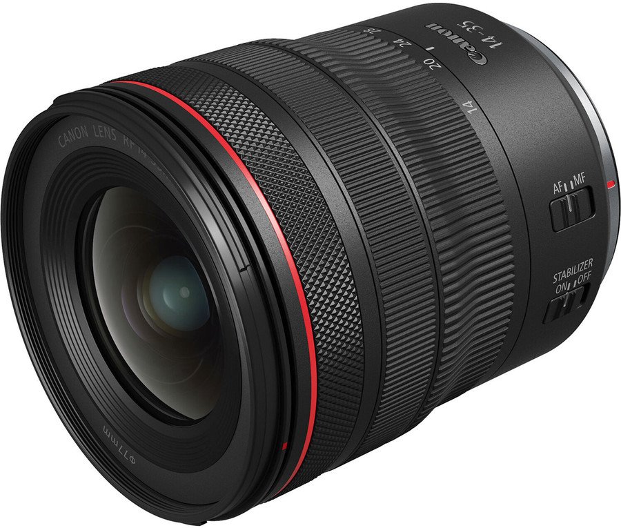 Objektiv Canon RF 14-35mm F4L IS USM, ultra wide zoom, për full-frame, i zi
