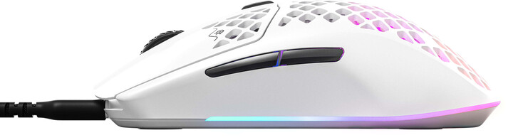 Maus SteelSeries Aerox 3 Snow, i bardhë