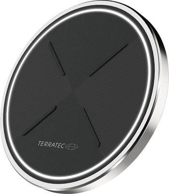 Karikues wireless Terratec ChargeAIR Dot, karikim i shpejtë, për smartphone, i zi argjendtë