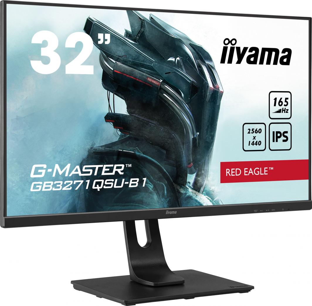 Monitor Iiyama G-Master Red Eagle GB3271QSU-B1, 31.5", LED, WQHD, i zi