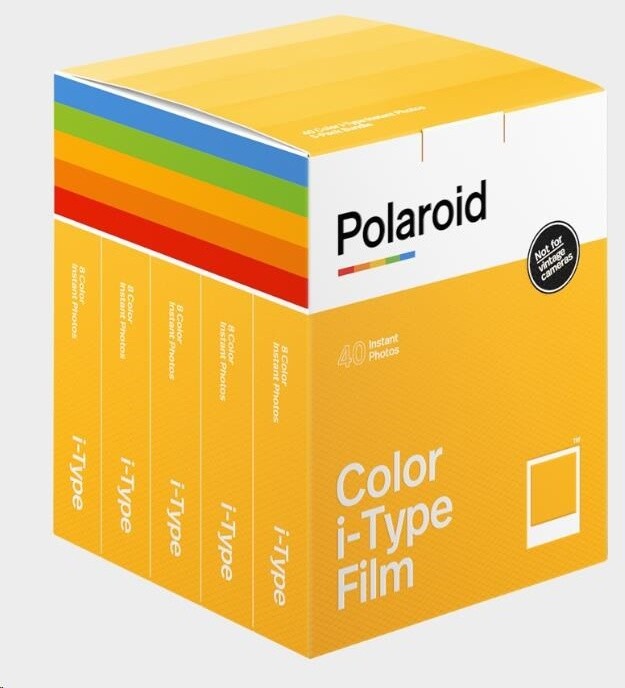 Film fotografik Polaroid Color I-Type, 5 copë