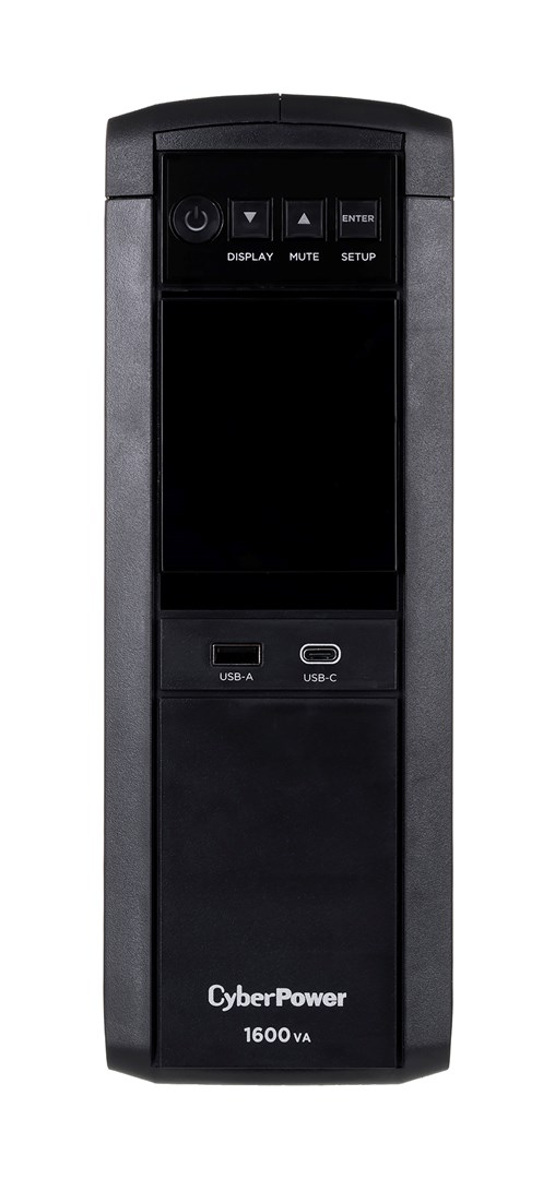 UPS CyberPower CP1600EPFCLCD, 1600VA, valë sinusoidale, i zi