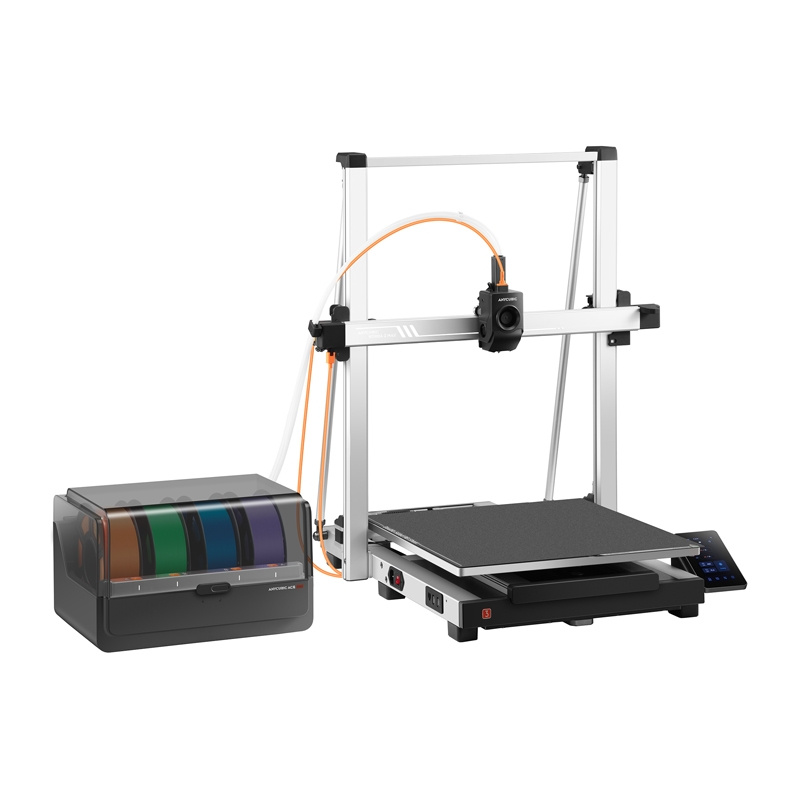 Printer 3D Anycubic Kobra 3 Max, format i madh, me magazinë filamenti, i zi