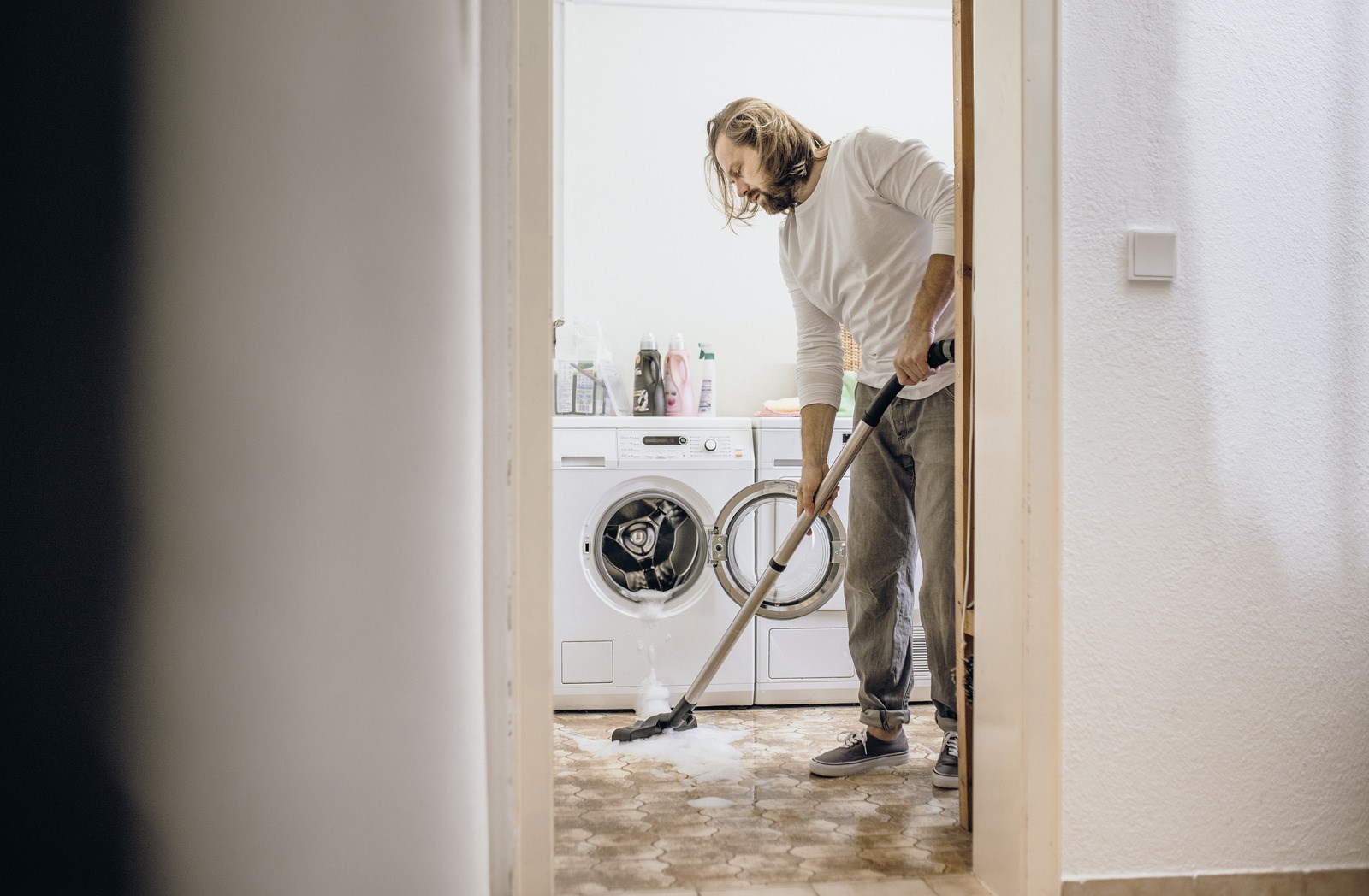 Fshesë me korent Karcher 16283610, thithje e lagësht dhe e thatë, kabllo 6m, e verdhë