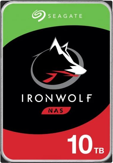 Disk Seagate IronWolf CMR 10 TB 3.5 '' SATA III (6 Gb / s) server drive (ST10000VN0008)