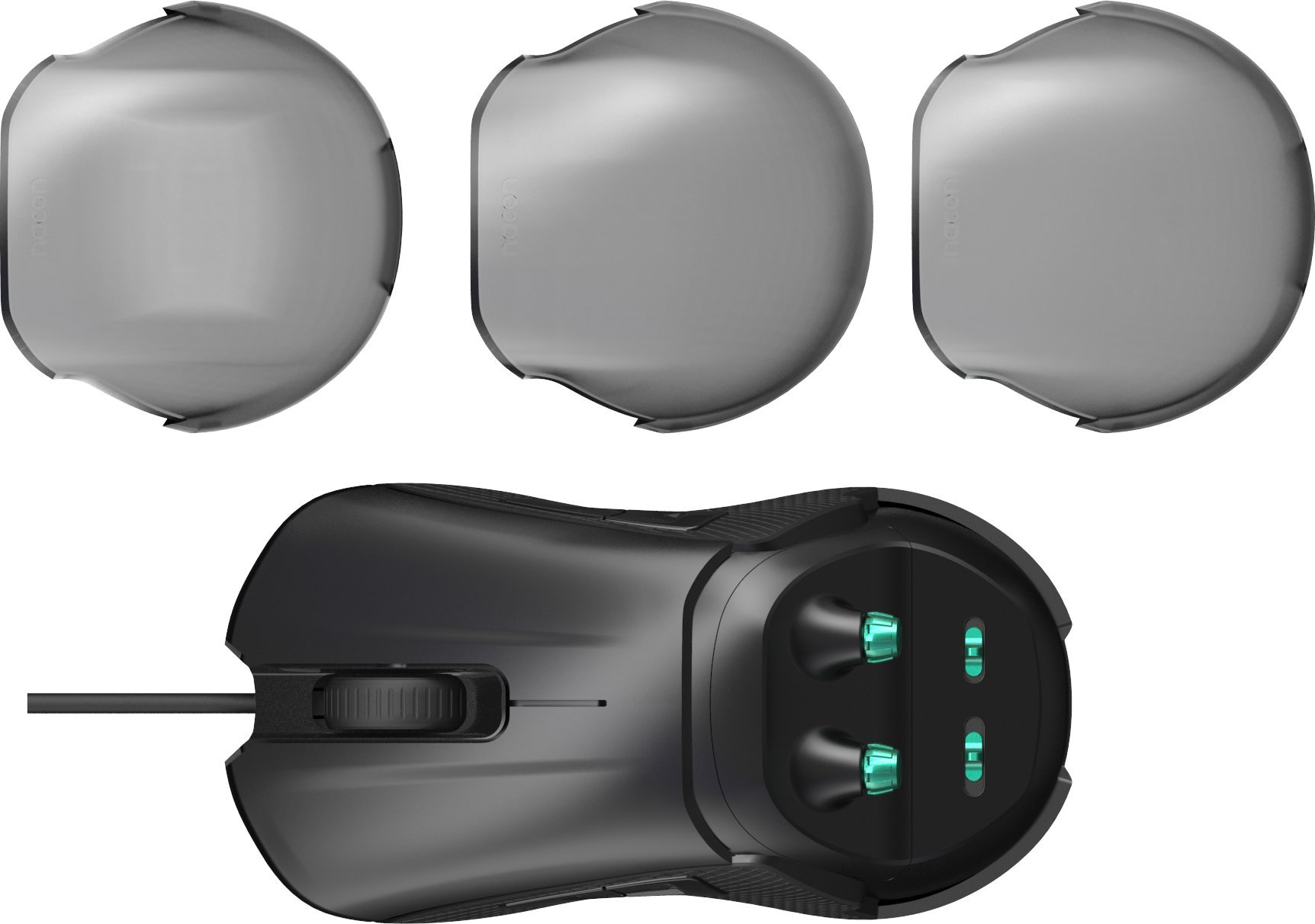 Гејминг глушец Nacon GM-500 E-SPORT, 6400 DPI, со кабел, црн