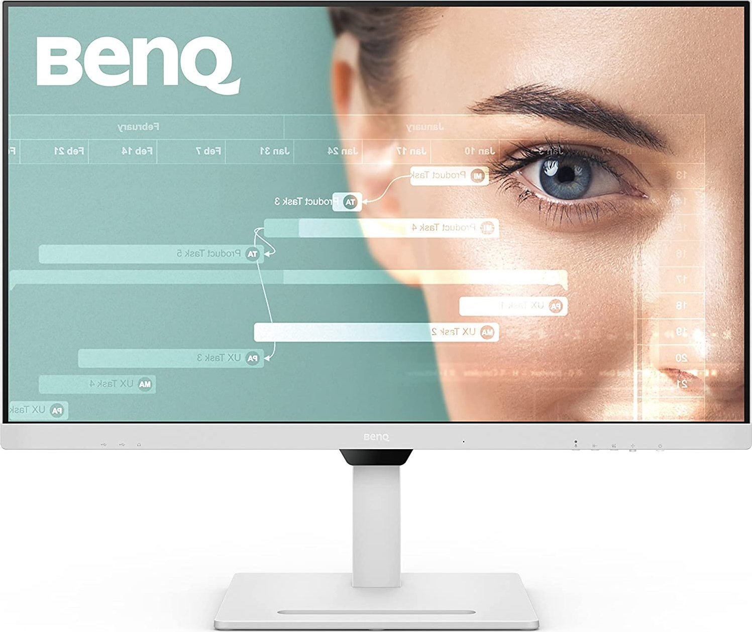 Monitor BenQ GW3290QT, 31.5", 2K QHD, i bardhë