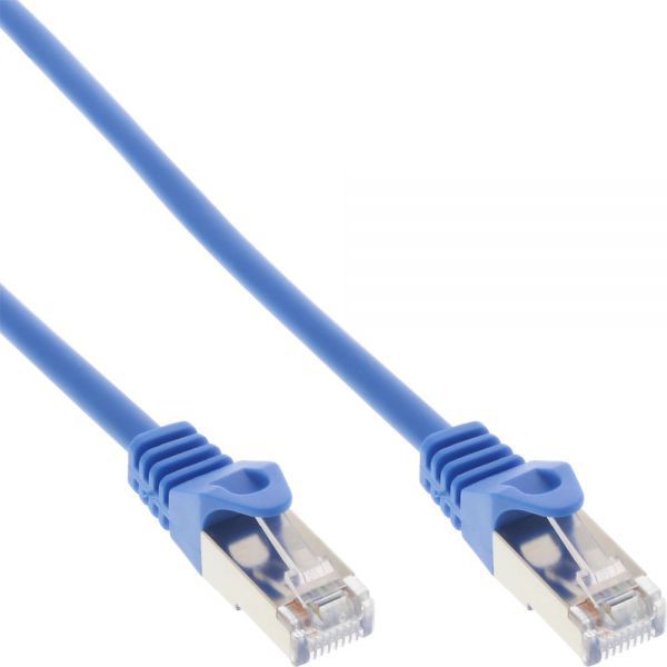 Kabllo rrjeti InLine Patchcord SF/UTP, Cat.5e, 50m, e kaltër