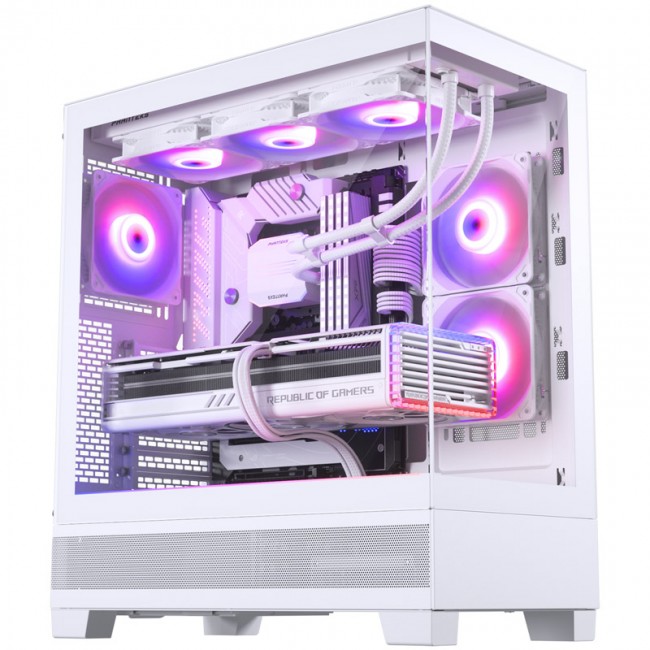 Kasë Phanteks XT View Tempered Glass Windows, D-RGB, e bardhë