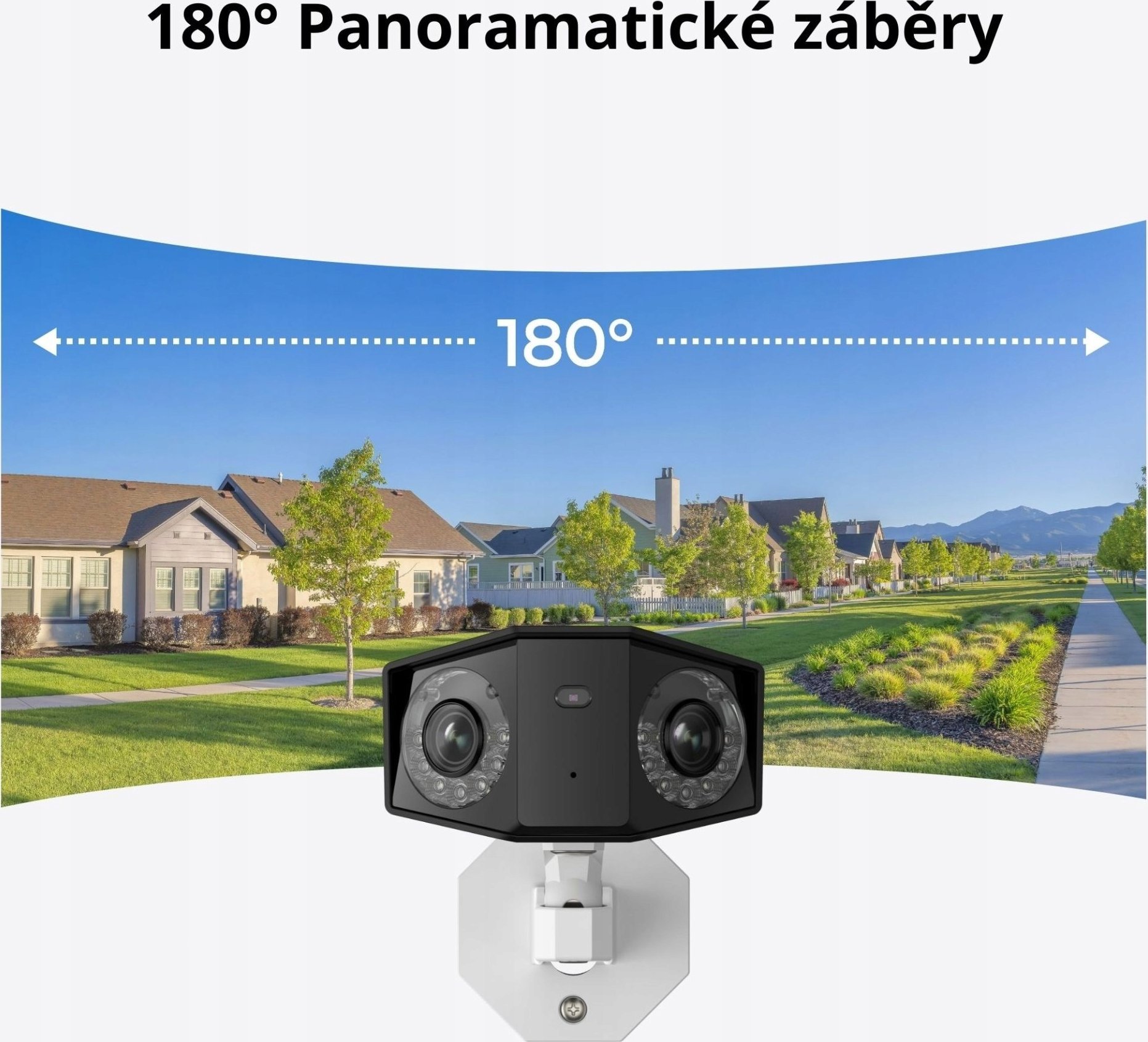 Kamerë IP Reolink Duo P730, 4K, kënd 180°, PoE, e bardhë