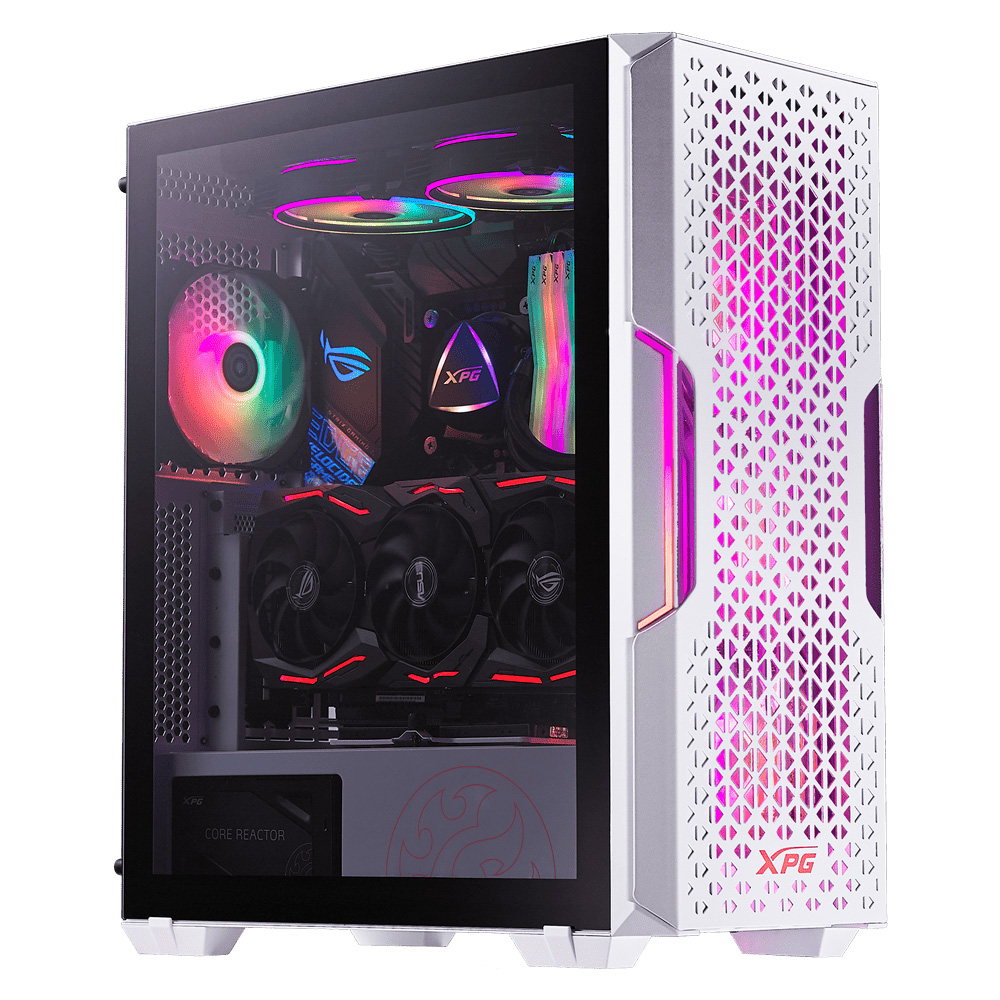 Kasë Adata XPG STARKER AIR, Mid tower, e bardhë / rozë