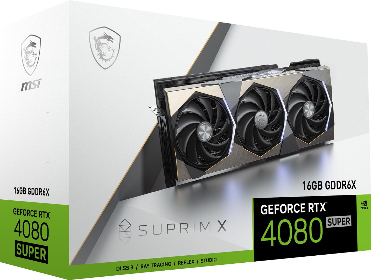 Kartelë grafike MSI SUPRIM GeForce RTX 4080 SUPER 16G X NVIDIA, 16 GB GDDR6X
