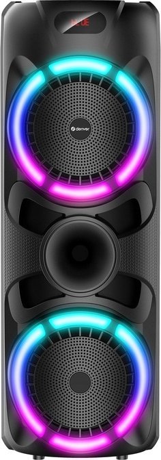 Altoparlant party Denver BPS-459, Bluetooth, USB SD AUX, me drita LED, i zi