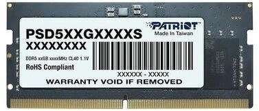 Memorie RAM Patriot Signature, 32GB, DDR5, 5600MHz, e zezë