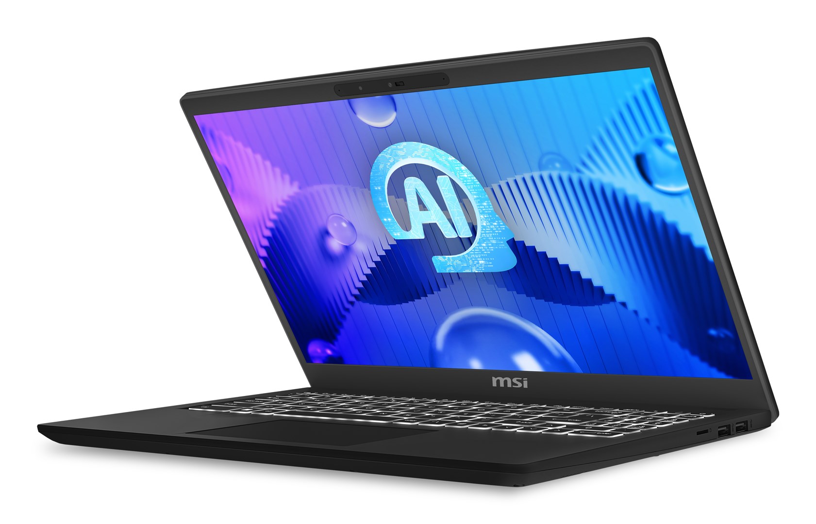 Laptop MSI Modern 15 H AI C1MOG, 15.6", Intel Core Ultra 5, 16GB RAM, 512GB SSD, i zi