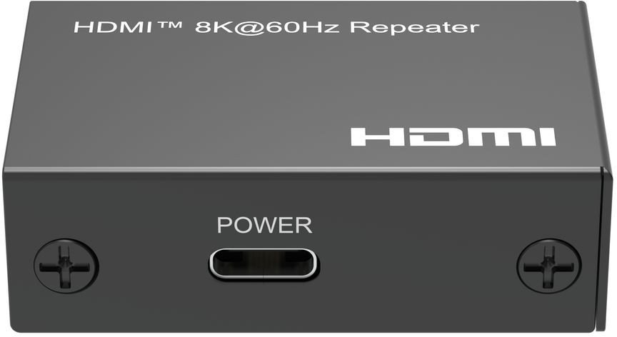 Përsëritës HDMI Microconnect 8K, 60Hz, i zi