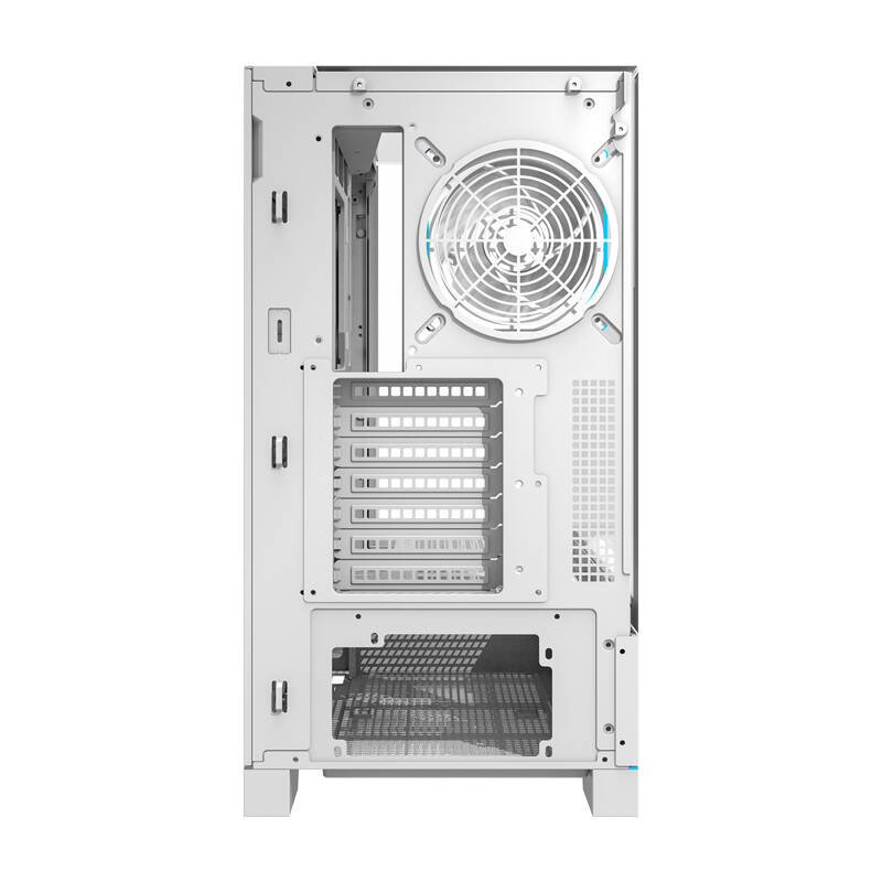Kase PC DarkFlash DY450, ATX, USB 3.0 Type C, e bardhë