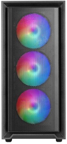 Kuti gaming Mars Gaming MC-AIR, ATX, 4x 120mm FRGB, xham anësor