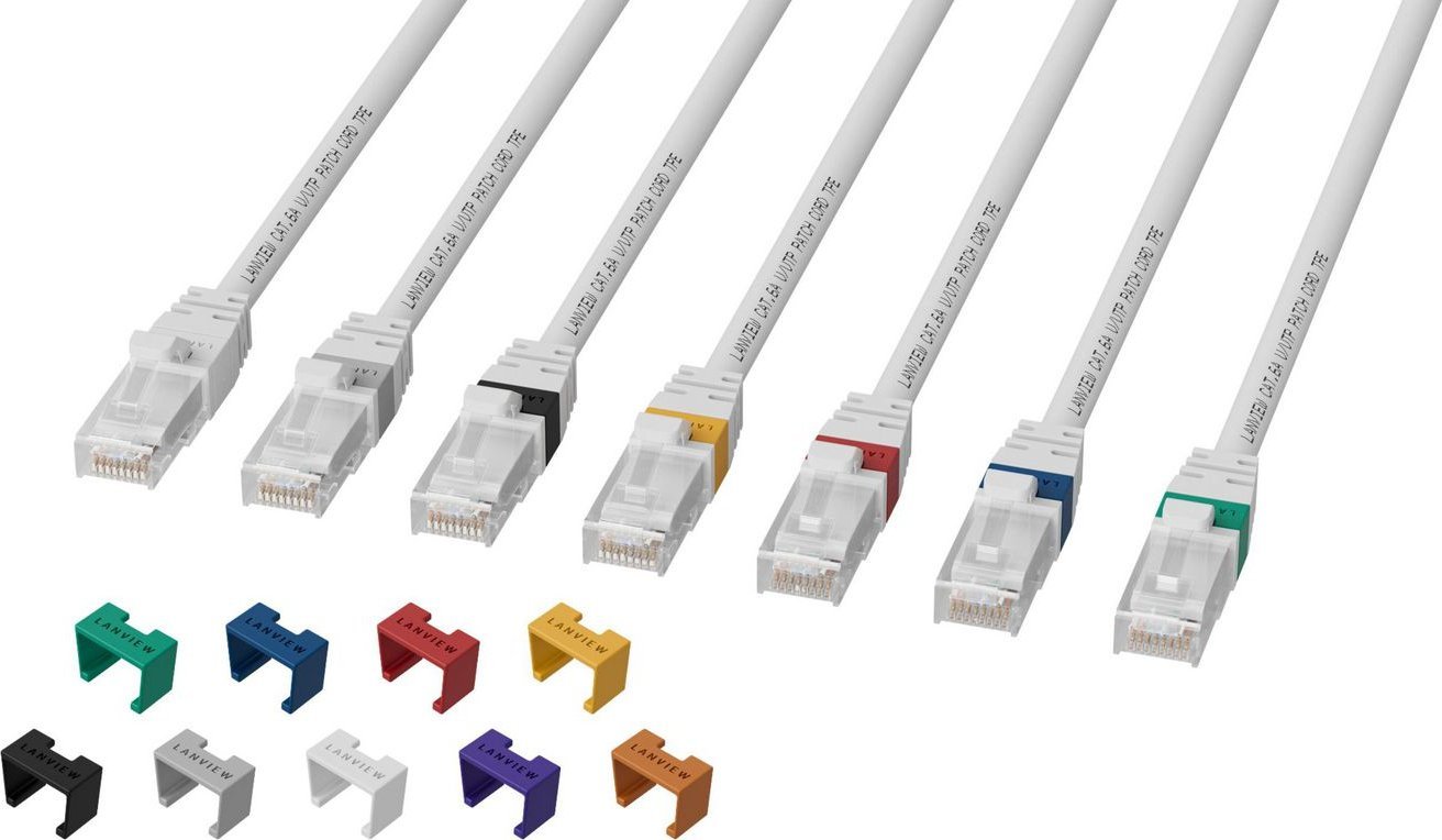 Kabllo rrjeti Lanview LV-UTP6A15W, Cat6A, 15 m, S/FTP, e bardhë