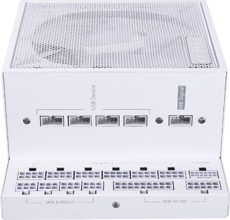 Furnizues energjie Lian Li EDGE EG0850, 850W, 80 PLUS Platinum, ATX 3.1 PCIe 5.1, i bardhë 2