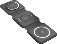 Karikues wireless magnetik Choetech T588-F, 3 në 1, 15W, i zi