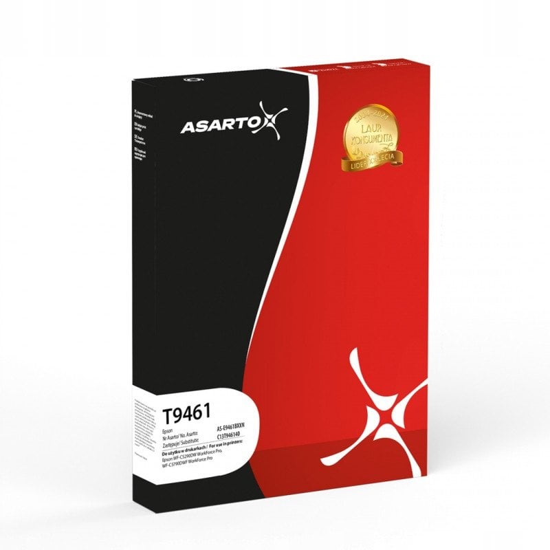 Kasetë boje Asarto Ink for Epson 9461BN C13T946140, 10000 faqe, e zezë