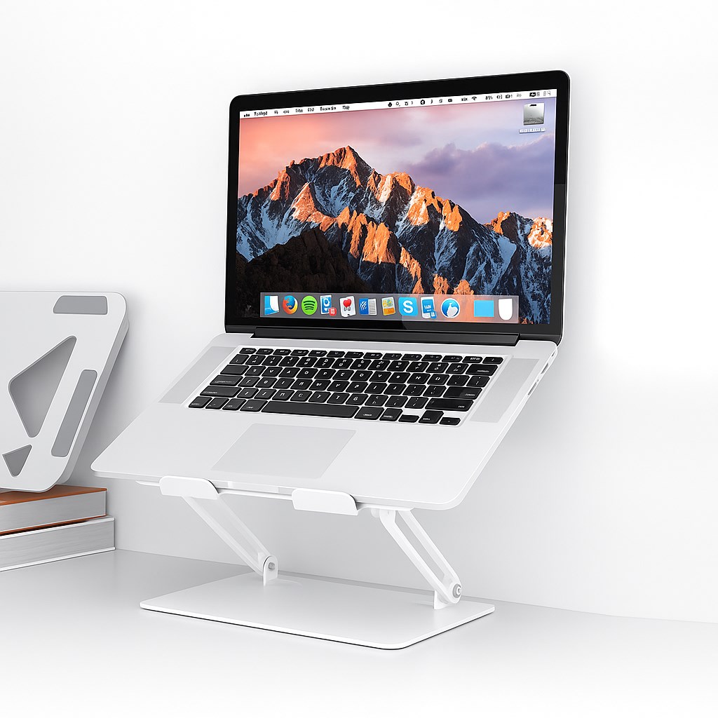 Mbajtëse laptopi Mediatech LAPTOP STAND MT2661W, për 10-17", e rregullueshme, ergonomike