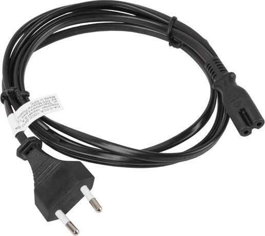Kabllo rryme Lanberg CEE 7/16 në C7, 3m, i zi