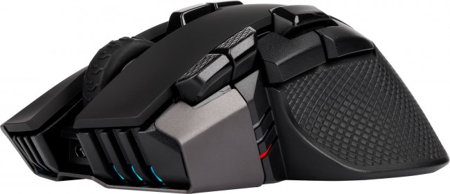 Гејминг глушец Corsair IRONCLAW RGB Wireless, безжичен, црн
