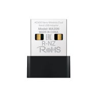 Adaptor Wi Fi Mercusys AC650 Nano, Dual Band, USB