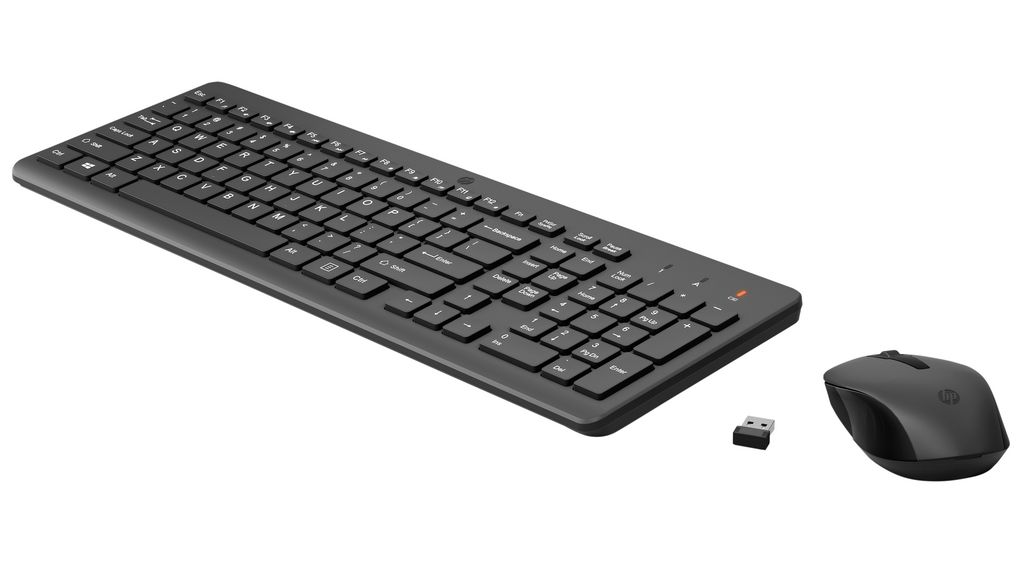 Set tastierë & maus HP 330, Wireless, i zi