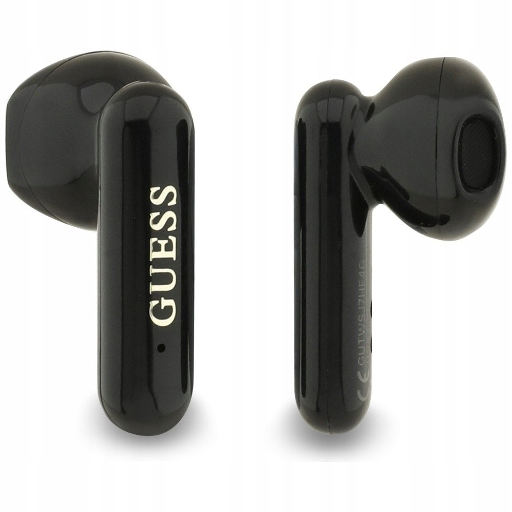 Kufje wireless Guess TWS 4G Metal Logo, Bluetooth 5.4, 16h, të zeza