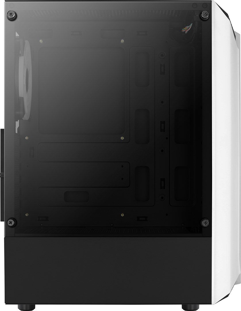 Kuti kompjuteri Aerocool Bionic RGB, ATX, xham i temperuar, e zezë