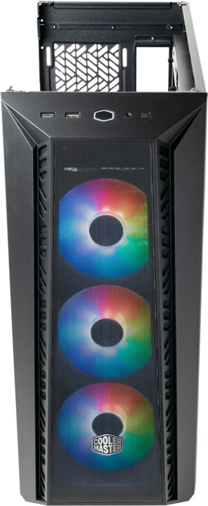 Kasë kompjuteri Cooler Master MasterBox 520 Mesh, anë transparente, e zezë