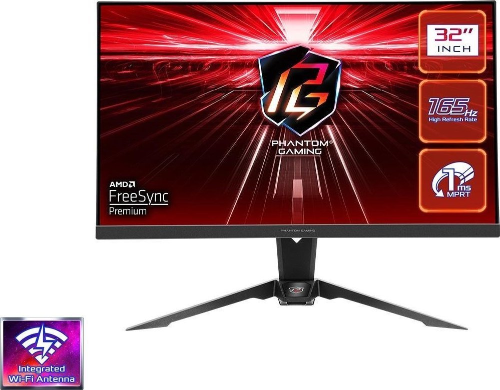 Monitor gaming ASRock PG32QF2B, 32", 180Hz, QHD, i zi