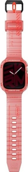 Rrip me mbrojtëse për Apple Watch Skinarma Saido 2 in 1, 44 45mm, i kuq