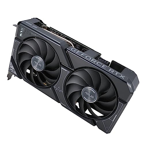 Kartë grafike ASUS Dual GeForce RTX 4060 OC, 8GB GDDR6, 2.5 slot, e zezë