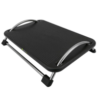 Mbështetëse ergonomike për këmbë Techly 305564, rregullim lartësie dhe këndi, e zezë