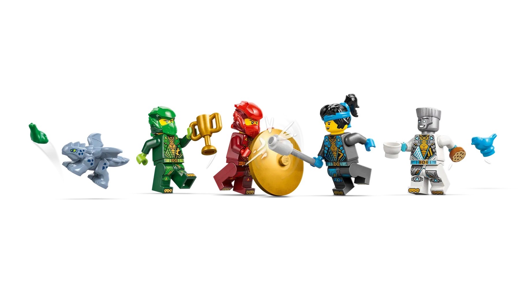 Set lego NINJAGO Ninja Spinjitzu Temple LEGO 71831, tempull ndërtimi, për fëmijë