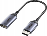 Adapter DisplayPort 1.4 në HDMI 2.1 Unitek, 8K 60Hz, set 2 copë, i zi