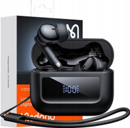 Kufje wireless Mcdodo In-Ear, Bluetooth 5.3, me mikrofon dhe kasë karikimi, të zeza