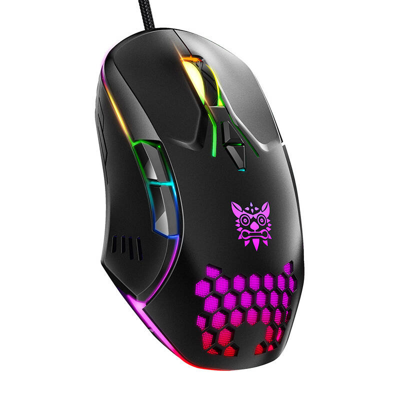 Maus gaming Onikuma CW902, 6400 DPI, RGB, i zi