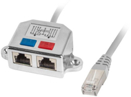 Shpërndarës Lanberg Lan RJ45 - 2x RJ45 FTP (AD-0026-S)