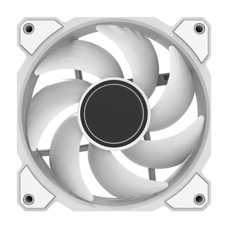 Ventilator kasesh Darkflash DR08, 120mm, A-RGB, i bardhë