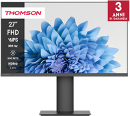 Monitor 27" FHD, 100Hz, me altoparlantë, rrotullues, i zi