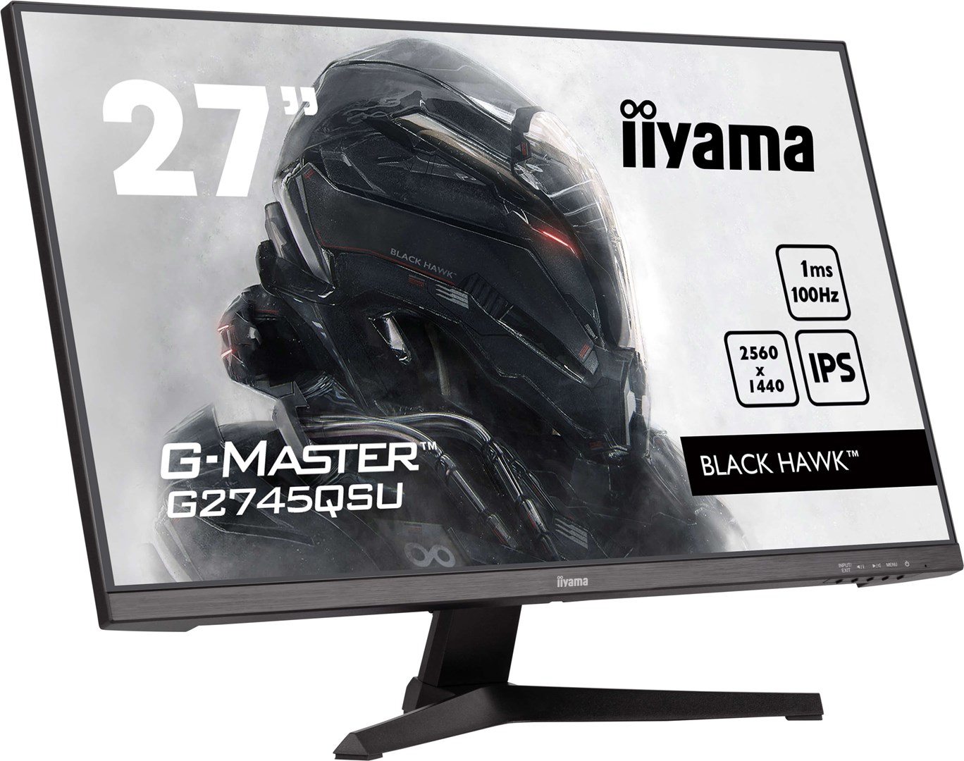 Monitor gaming Iiyama G-MASTER G2745QSU-B2, 27", WQHD 2560 x 1440, i zi
