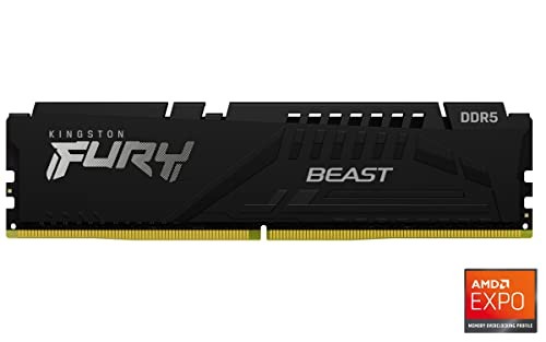 Memorie RAM Kingston FURY Beast, 64GB DDR5, 5600MHz, e zezë 3