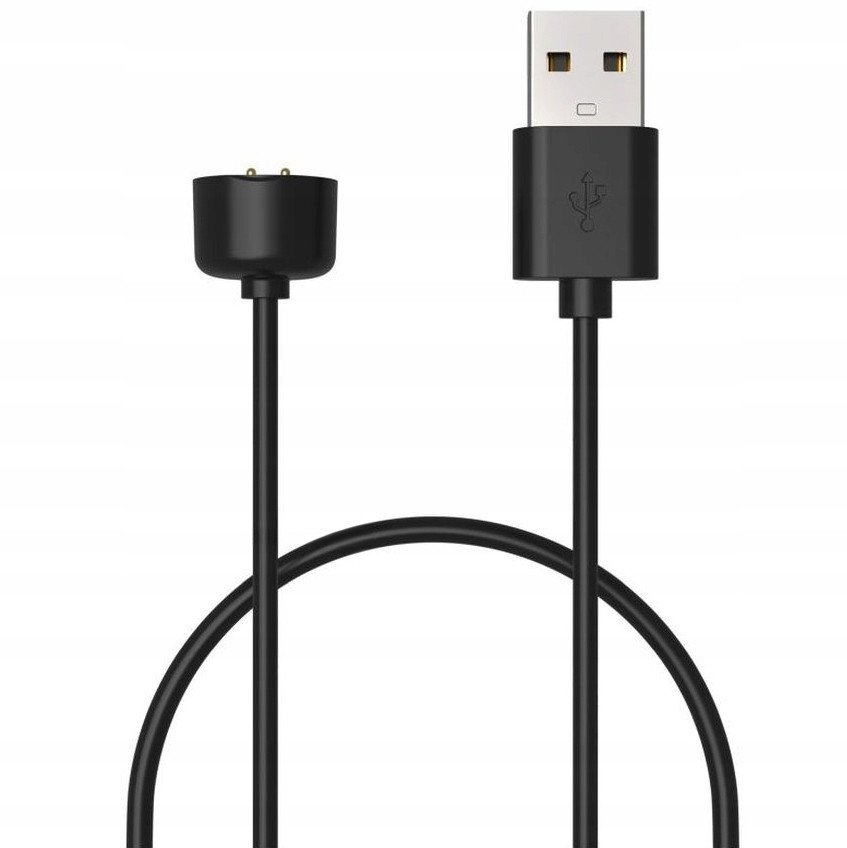 Kabllo karikimi FIXED USB A për Xiaomi Mi Band 5 6 7, 1m, 2.5W, e zezë