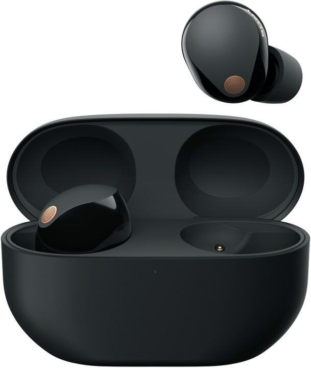 Dëgjuese Sony Noise Cancelling WF-1000XM5, të zeza